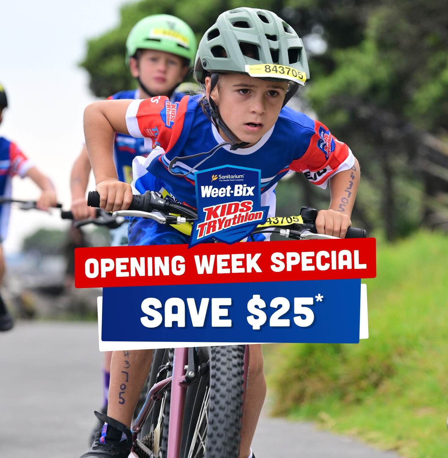 Entries for the New Plymouth Sanitarium Weet-Bix Kids TRYathlonTM are NOW OPEN!