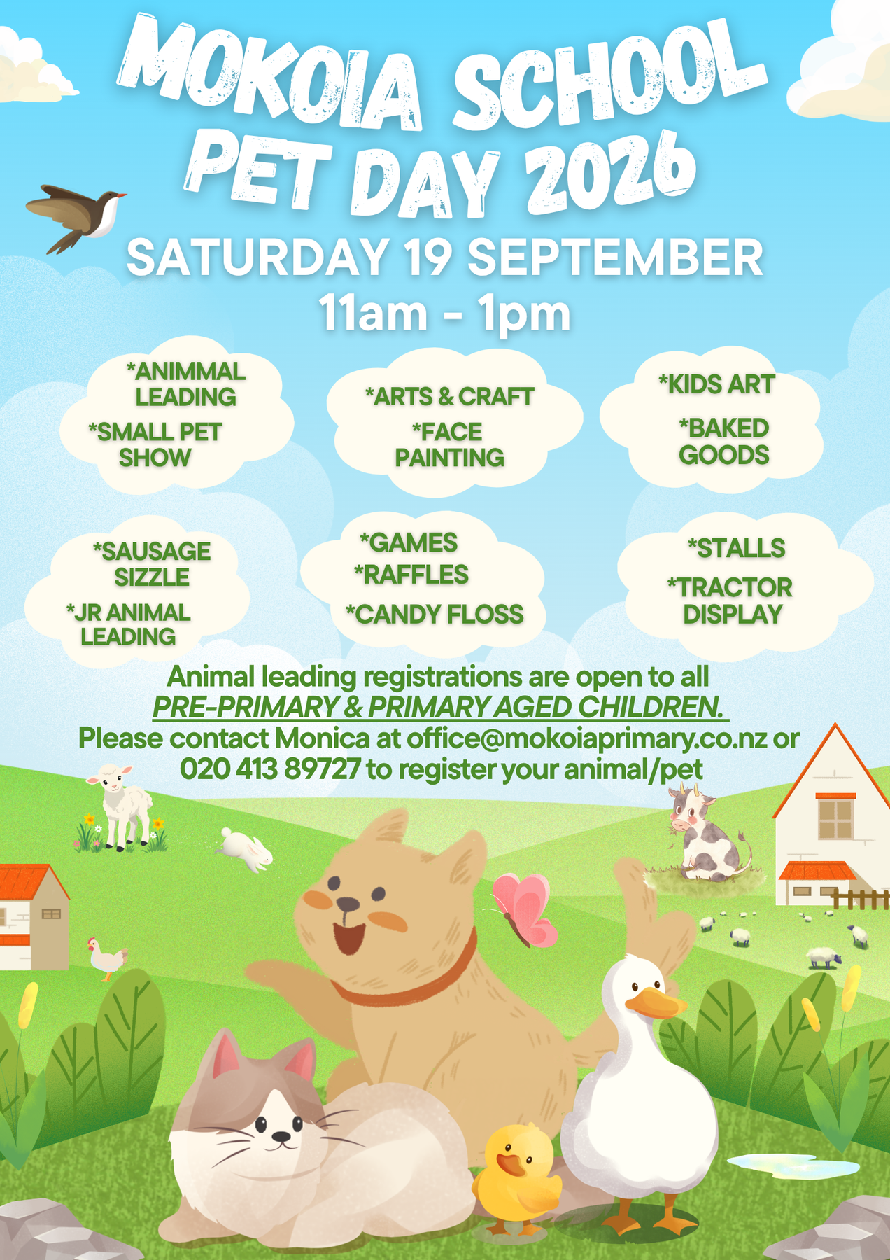 Mokoia Pet day 19th September